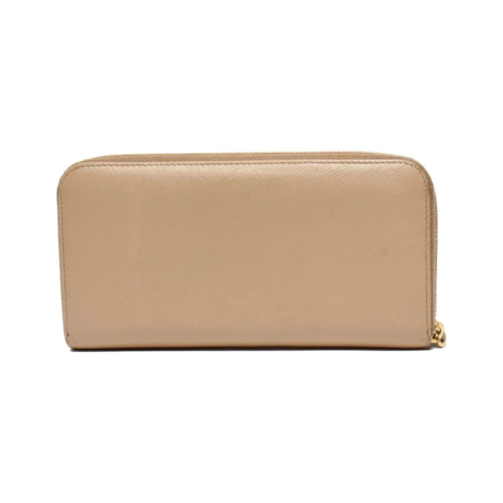 Prada round zipper long wallet